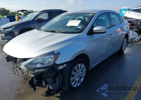 2018 Nissan Sentra S из США, поврежденный, VIN 3N1AB7AP6JY302485